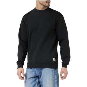 CARHARTT K124 MARQUETTE CREWNECK SWEATSHIRT - Black Size XL